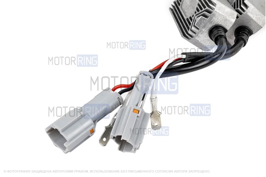 Диодные ПТФ Sal-Man 60W 13000lux (ближний, дальний) для KIA Rio X-Line 2017-2020 г.в.