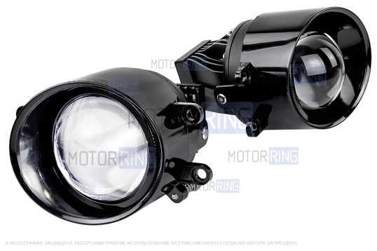 Диодные ПТФ Sal-Man 70W 16000lux (ближний, дальний) для Lexus, Toyota_1