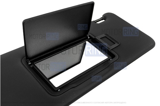 Солнцезащитные черные козырьки с зеркалами для Лада Икс Рей