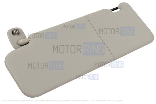 Солнцезащитные козырьки (правый с зеркалом) для Лада Ларгус FL, Икс Рей, Renault Logan 2, Sandero 2