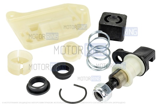 Ремкомплект кулисы КПП старого образца с демпфером для ВАЗ 2110-2112, Лада Приора до 2010 г.в._1