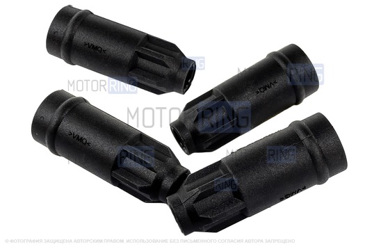 Ремкомплект наконечников для катушек зажигания BERU (4шт) двигателя K4M, F4R на 16-клапанные Лада Ларгус, Renault