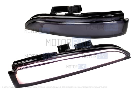 Диодные бело-желтые повторители поворотника Мультиплазма в боковые зеркала образца 2015 года для Лада Веста_1