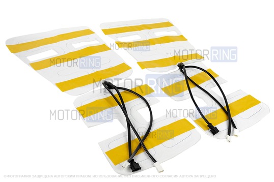 Комплект обогрева передних сидений МТ с термореле и однорежимными кнопками для Лада Веста NG