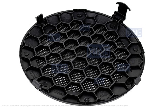 Решетки (сетки) динамиков на обивку дверей (2шт) для Лада Ларгус, Ларгус FL, Renault Logan, Sandero, Duster