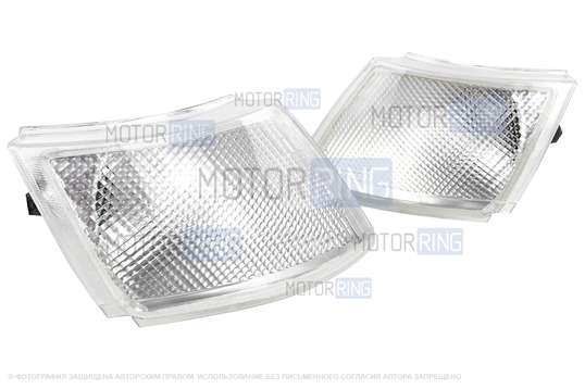 Поворотники белые ML под оптику Киржач для ВАЗ 2110-2112_1