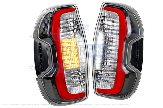 Комплект аналоговых задних фонарей образца 2021 года для Шевроле Нива, Лада Нива Тревел_1
