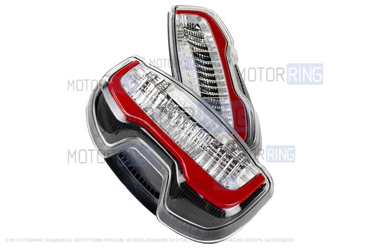 Комплект аналоговых задних фонарей образца 2021 года для Шевроле Нива, Лада Нива Тревел