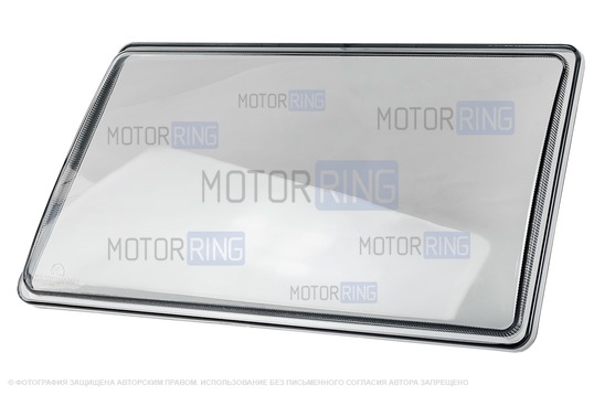 Тонированное гладкое оргстекло правой фары для ВАЗ 2108-21099