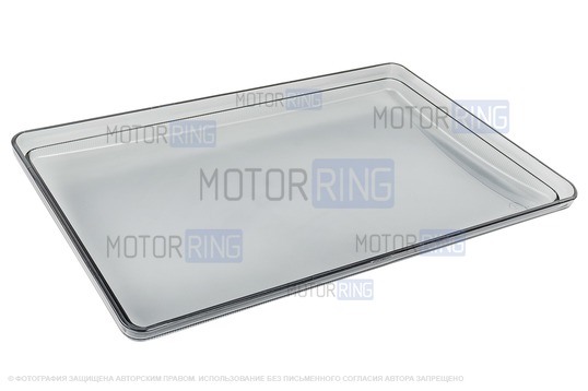 Тонированное гладкое оргстекло правой фары для ВАЗ 2108-21099