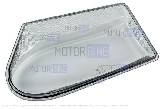 Тонированное гладкое оргстекло правой фары образца Bosch для ВАЗ 2113-2115