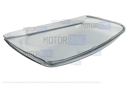 Тонированное оргстекло левой фары для Лада Гранта