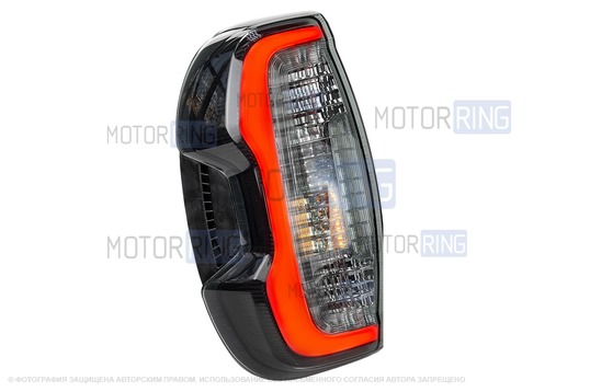 Аналоговый левый задний фонарь образца 2021 года с тонированным стеклом для Шевроле Нива, Лада Нива Тревел_1