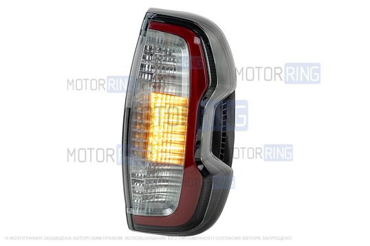 Аналоговый правый задний фонарь образца 2021 года с тонированным стеклом для Шевроле Нива, Лада Нива Тревел_1