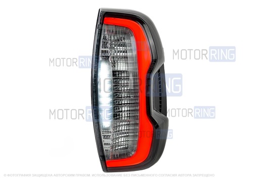 Аналоговый правый задний фонарь образца 2021 года с тонированным стеклом для Шевроле Нива, Лада Нива Тревел