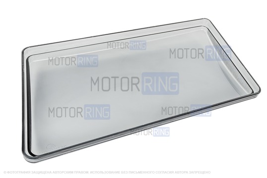 Тонированное гладкое оргстекло левой фары для ВАЗ 2108-21099