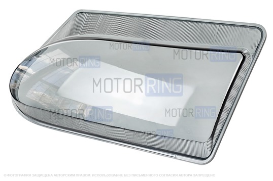 Тонированное гладкое оргстекло левой фары образца Bosch для ВАЗ 2113-2115