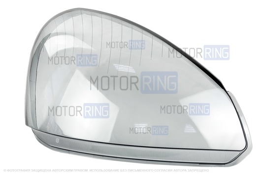 Тонированное оргстекло правой фары для Лада Приора_1