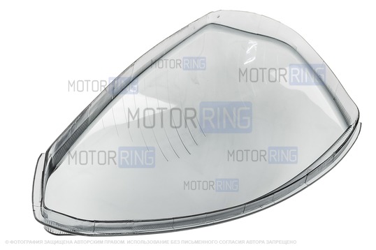 Тонированное оргстекло правой фары для Лада Приора