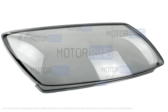 Тонированное оргстекло правой фары для Лада Гранта
