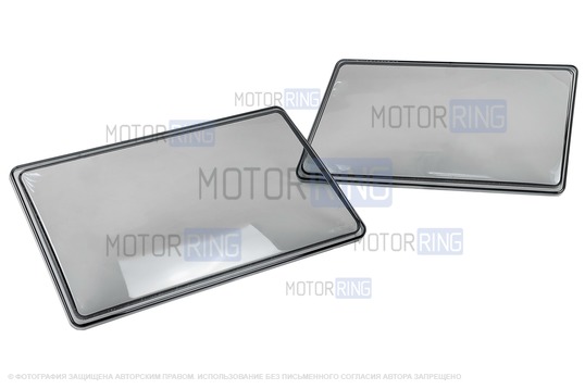 Тонированные гладкие оргстекла фар для ВАЗ 2108-21099_1
