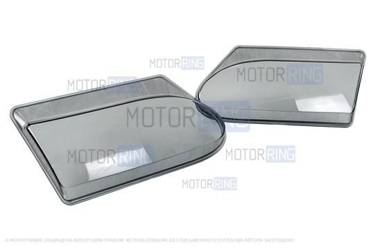 Тонированные гладкие оргстекла фар образца Bosch для ВАЗ 2113-2115_1