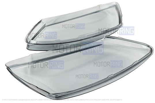 Тонированные оргстекла фар для Лада Гранта