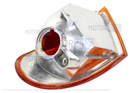 Поворотник левый оранжевый (желтый) ML для ВАЗ 2113-2115 с фарами Bosch