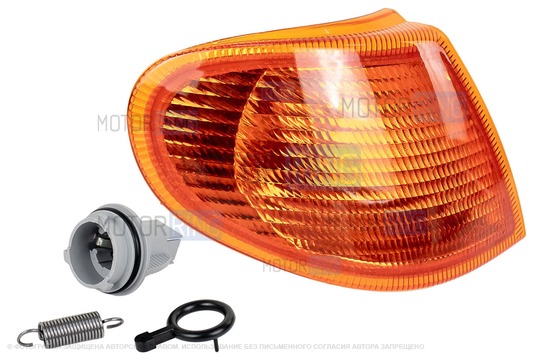 Поворотник правый оранжевый (желтый) ML для ВАЗ 2113-2115 с фарами Bosch_1
