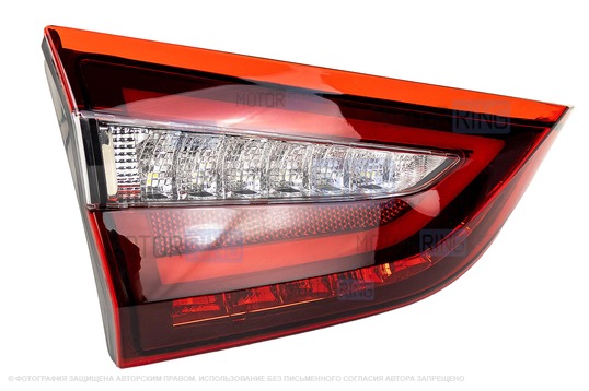 Задний аналоговый светодиодный левый фонарь образца 2022 года на крышку багажника для Лада Веста NG
