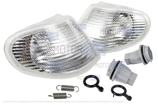 Поворотники белые ML под оптику Bosch для ВАЗ 2113-2115_1