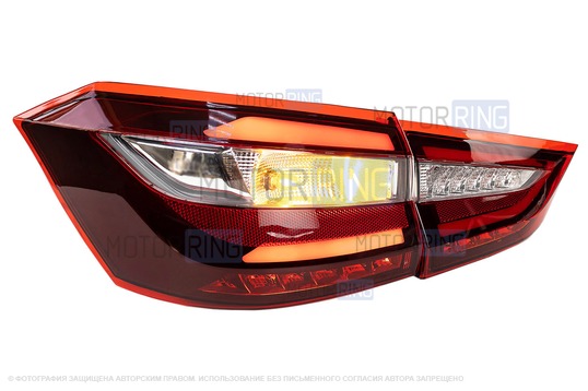 Аналоговый светодиодный левый фонарь образца 2022 года для Лада Веста NG_1