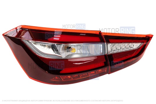 Аналоговый светодиодный левый фонарь образца 2022 года для Лада Веста NG