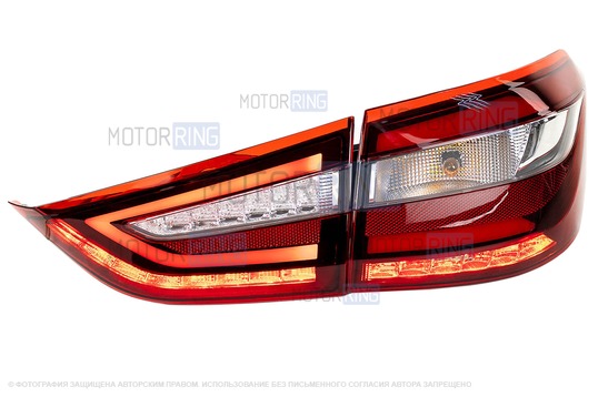 Аналоговый светодиодный правый фонарь образца 2022 года для Лада Веста NG