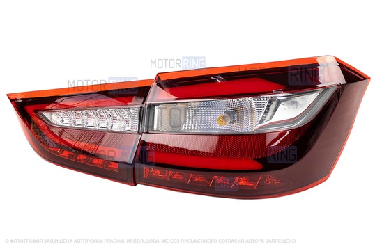 Аналоговый светодиодный правый фонарь образца 2022 года для Лада Веста NG