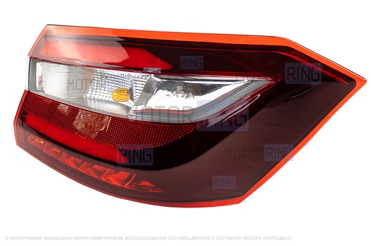 Аналоговый светодиодный правый фонарь образца 2022 года для Лада Веста NG