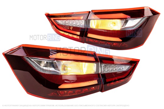 Аналоговые светодиодные фонари образца 2022 года для Лада Веста NG_1