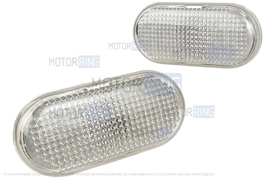 Указатели поворота ML на крылья (2шт) для Лада Ларгус, Ларгус FL, Renault Duster, Logan, Logan 2, Sandero, Sandero 2_1