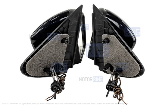 Механические боковые зеркала АТП Лифтбек с повторителями поворотников, окрашенные в цвет кузова для Лада Гранта, Гранта FL, Калина, Калина 2, Датсун