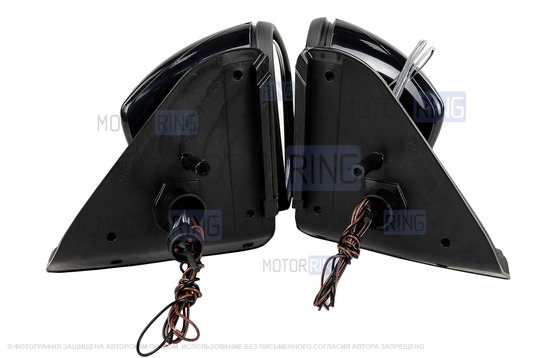 Боковые механические зеркала АТП в стиле Гранты с повторителями поворотников, окрашенные в цвет кузова и адаптированные для Лада 4x4, Нива Легенд