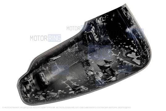 Накладка правого зеркала образца от 2014 года в цвете Кориандр (790) под повторитель поворотника для Лада Гранта, Гранта FL