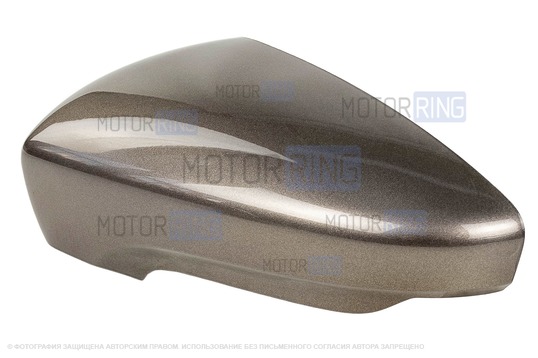 Накладка левого зеркала образца от 2014 года в цвете Кориандр (790) под повторитель поворотника для Лада Гранта, Гранта FL_1