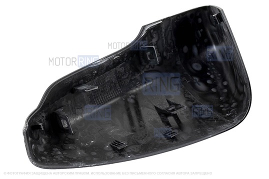 Накладка правого зеркала образца от 2014 года в цвете Космос (665) под повторитель поворотника для Лада Гранта, Гранта FL