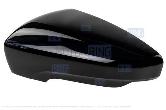 Накладка левого зеркала образца от 2014 года в цвете Космос (665) под повторитель поворотника для Лада Гранта, Гранта FL_1