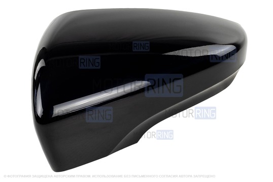 Накладка левого зеркала образца от 2014 года в цвете Космос (665) под повторитель поворотника для Лада Гранта, Гранта FL