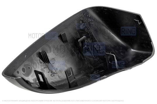 Накладка левого зеркала образца от 2014 года в цвете Космос (665) под повторитель поворотника для Лада Гранта, Гранта FL