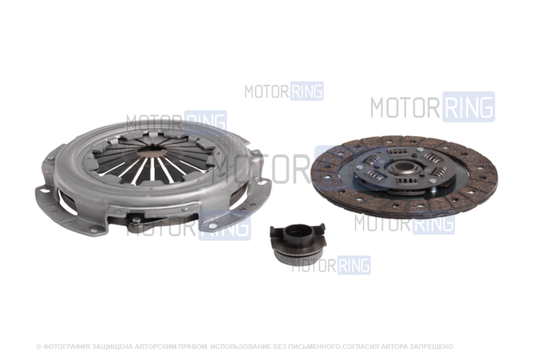 Сцепление VALEO в сборе под 8-клапанный двигатель K7M и тросовый привод для Лада Ларгус, Renault_1