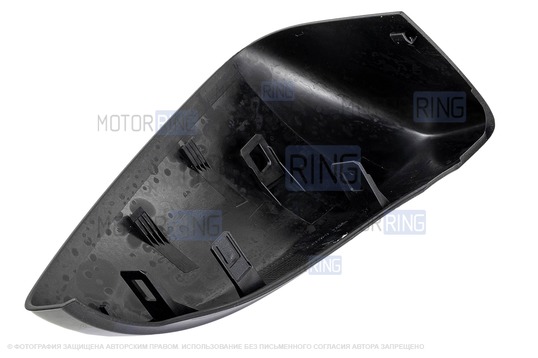 Накладка левого зеркала образца от 2014 года в цвете Млечный путь (606) под повторитель поворотника для Лада Гранта, Гранта FL