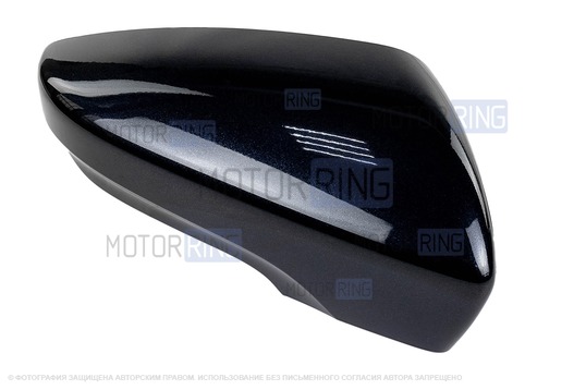 Накладка правого зеркала образца от 2014 года в цвете Млечный путь (606) под повторитель поворотника для Лада Гранта, Гранта FL