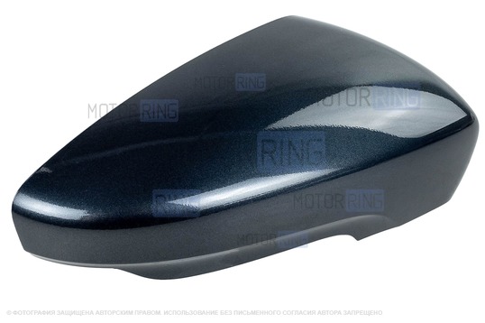 Накладка правого зеркала образца от 2014 года в цвете Борнео (633) под повторитель поворотника для Лада Гранта, Гранта FL_1